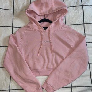 Alphalete cropped pink sweater